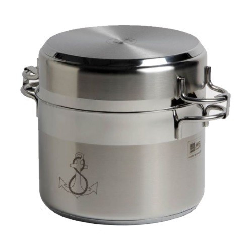 Каструля Kitchen Marine Business 6 шт Нержавіюча сталь для газових та індукційних плит з шумівкою