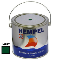 Фарба HEMPALIN ENAMEL 2.5 л зелена атмосферостійка алкідна емаль для зовнішніх і внутрішніх робіт Фарба HEMPALIN ENAMEL 2.5 л зелена атмосферостійка алкідна емаль для зовнішніх і внутрішніх робіт