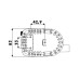 Помпа трюмна Europump II G600 автоматична 12 В 38 л/хв з датчиком рівня та ABS корпусом