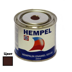 Фарба HEMPALIN ENAMEL темно-коричнева 200 мл алкідна атмосферостійка для сталевих та дерев'яних конструкцій Фарба HEMPALIN ENAMEL темно-коричнева 200 мл алкідна атмосферостійка для сталевих та дерев'яних конструкцій