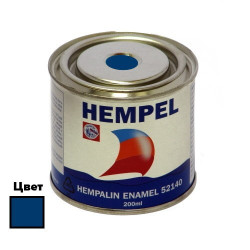 Фарба HEMPALIN ENAMEL синя (Blue) 200 мл алкідна емалева з атмосферостійким покриттям для сталевих та дерев'яних конструкцій Фарба HEMPALIN ENAMEL синя (Blue) 200 мл алкідна емалева з атмосферостійким покриттям для сталевих та дерев'яних конструкцій