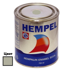 Фарба HEMPALIN ENAMEL 750 мл світло-сіра Grey HE алкідна атмосферостійка для зовнішнього та внутрішнього застосування Фарба HEMPALIN ENAMEL 750 мл світло-сіра Grey HE алкідна атмосферостійка для зовнішнього та внутрішнього застосування